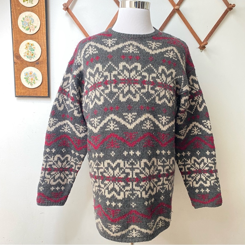 Vintage Abercrombie & Fitch Wool Nordic Sweater
